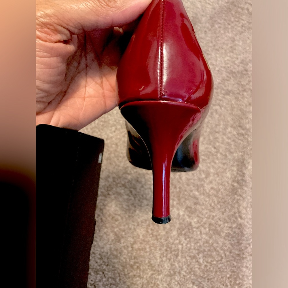 Alfani Red Patent Leather Pumps - Size 10 - Picture 5 of 5
